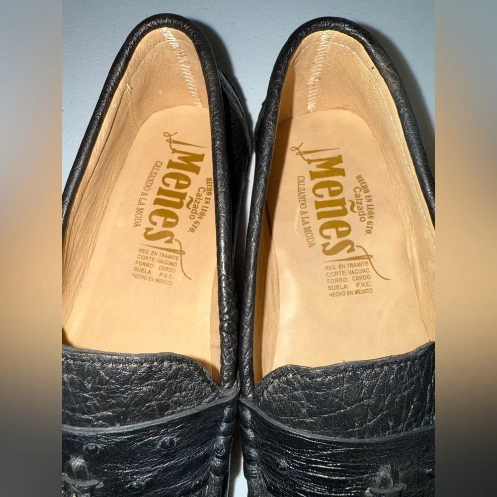 NWOT Meñes Patent Leather Men Loafers Size 11